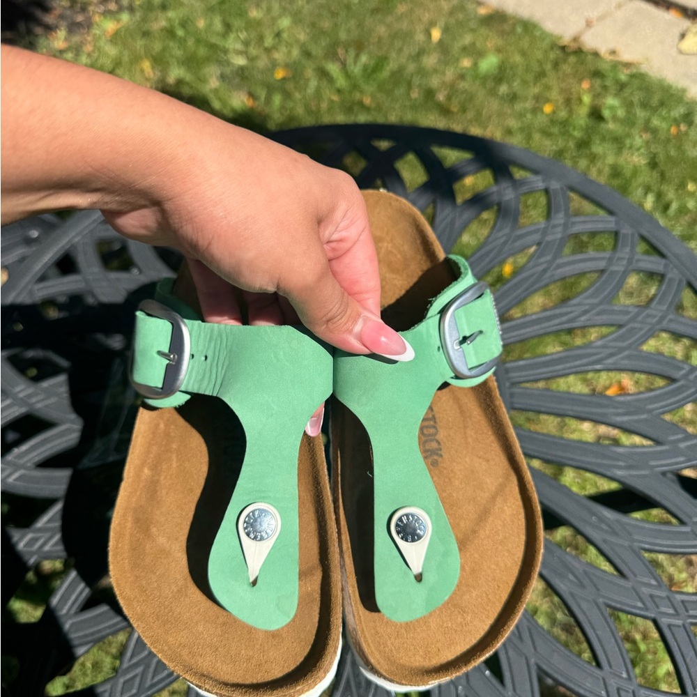 Birkenstock Green Womens Sandals